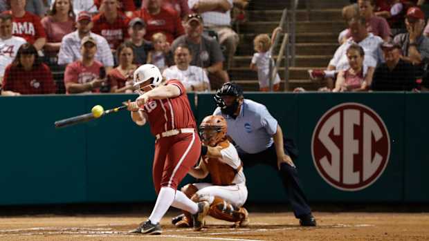 Alabama softball player Bailey Hemphill